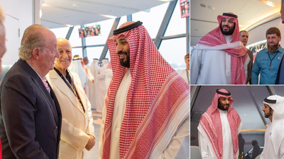 La foto de la discordia del rey emérito Juan Carlos con el heredero saudí