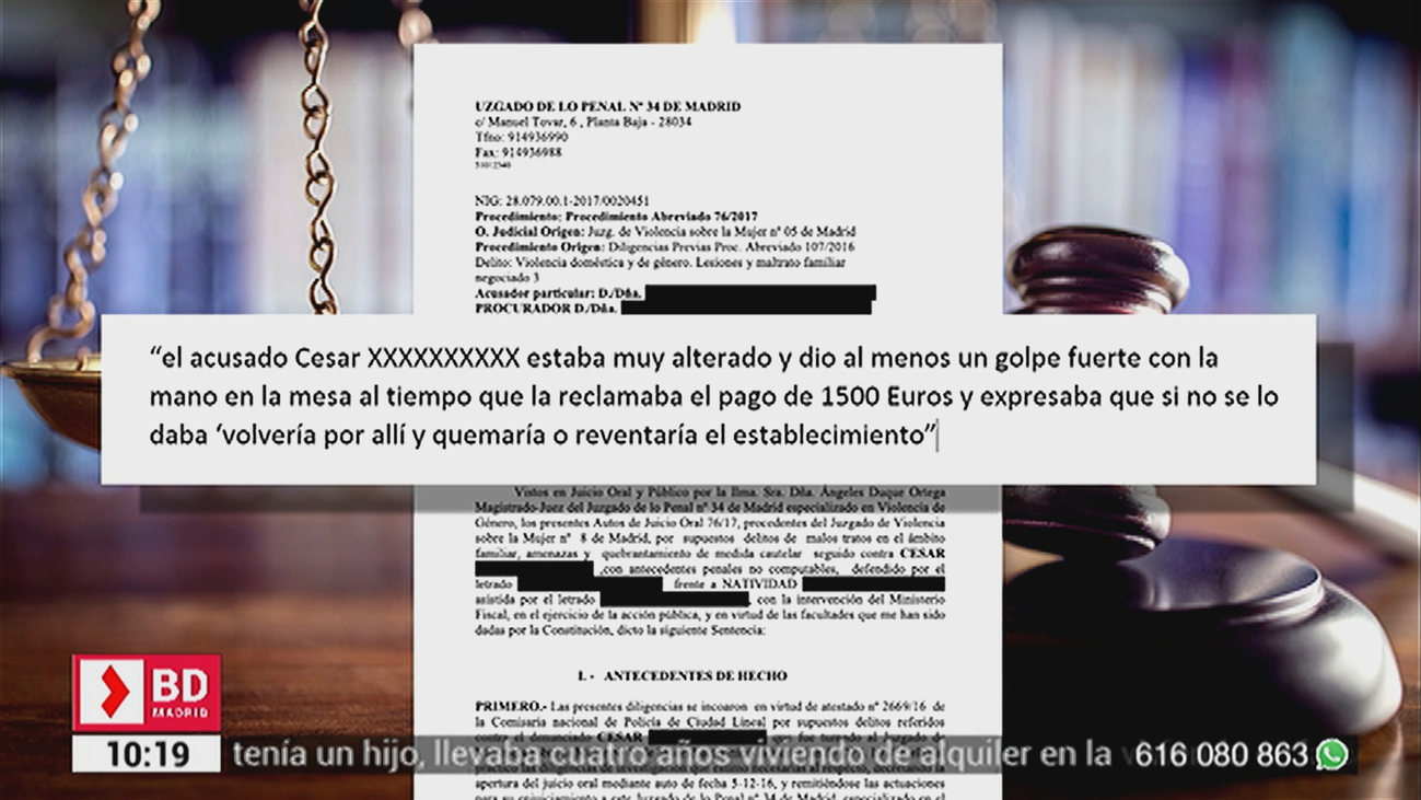El 'rey del cachopo' tenía desde junio una sentencia firme por maltrato a su exmujer