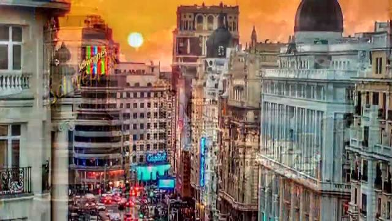 El cielo de la Gran Vía