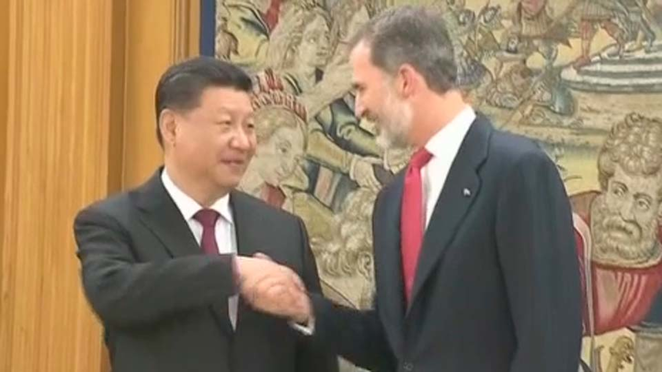 Cena de bienvenida en el Palacio de la Zarzuela al presidente chino, Xi Jinping