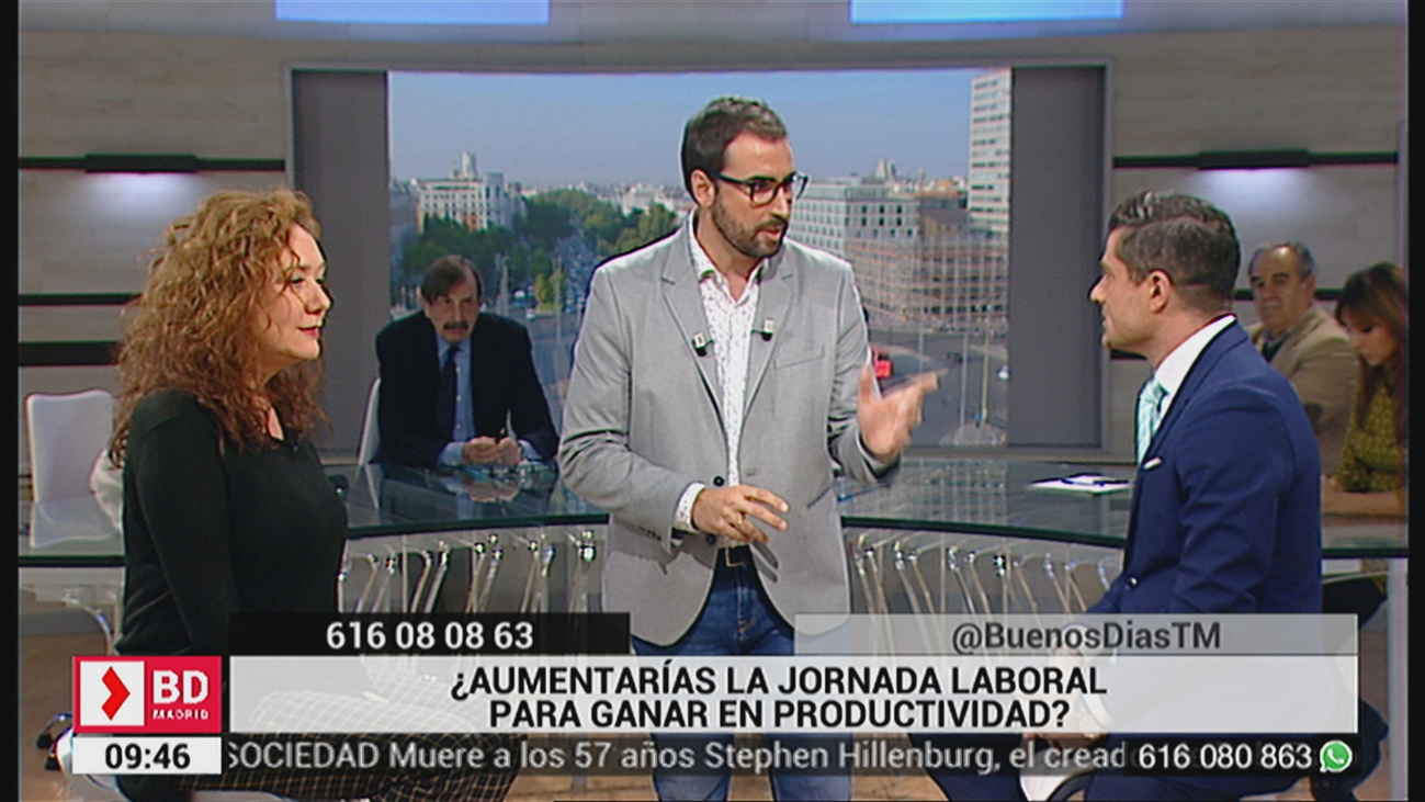 ¿Aumentarías la jornada laboral para ganar en productividad?