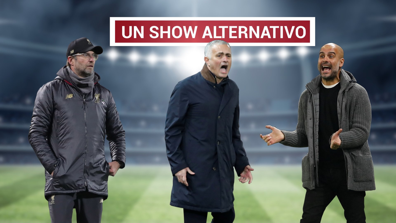 Klopp, Mourinho y Guardiola, tan diferentes; tan iguales