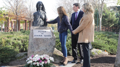 Diana Quer ya tiene un busto y una plaza con su nombre