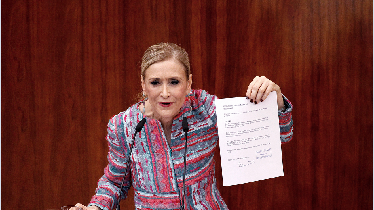 Cristina Cifuentes, más cerca de ir a juicio por el 'caso Máster'