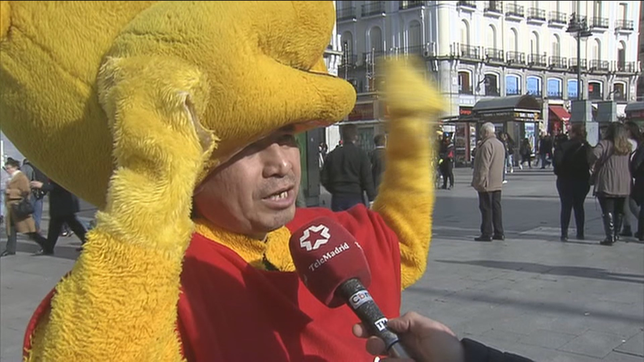 El Winnie The Pooh de Sol: "Vino la policía y me pidieron que me retirara"