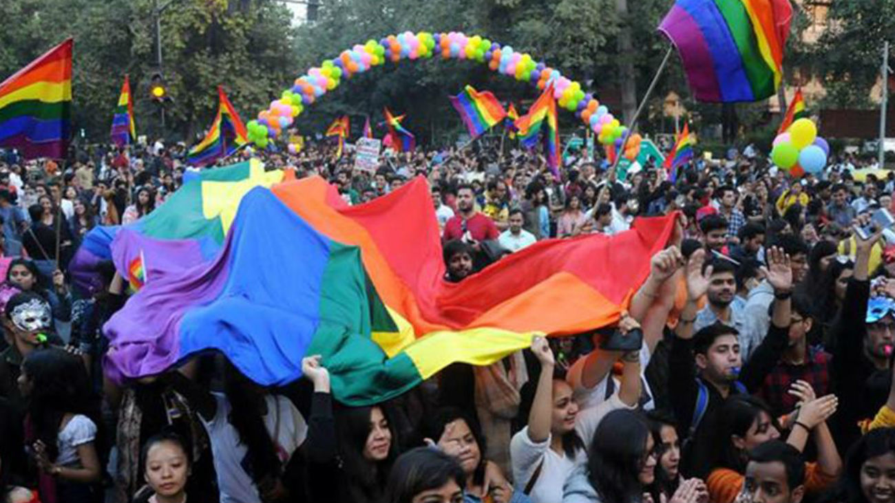Sale el primer arcoíris en Delhi desde la despenalización de homosexualidad