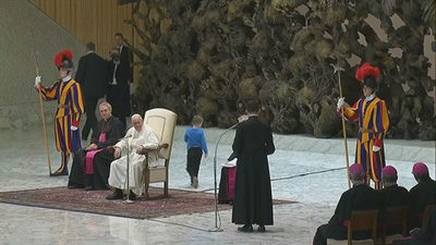 Un niño argentino, protagonista en la audiencia general del papa Francisco