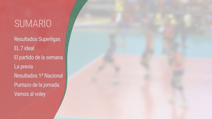 Sumario de Vive el Vóley