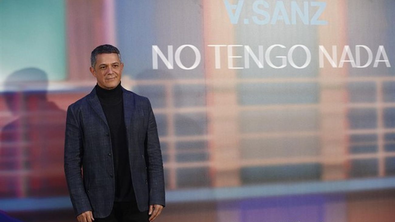Presentación mundial de 'No tengo nada', último sencillo de Alejandro Sanz.