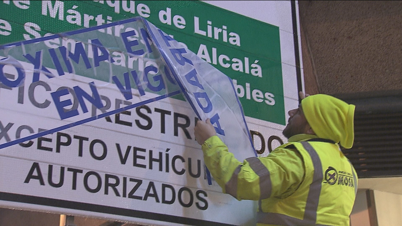 Normalidad en la capital en el primer día de Madrid Central