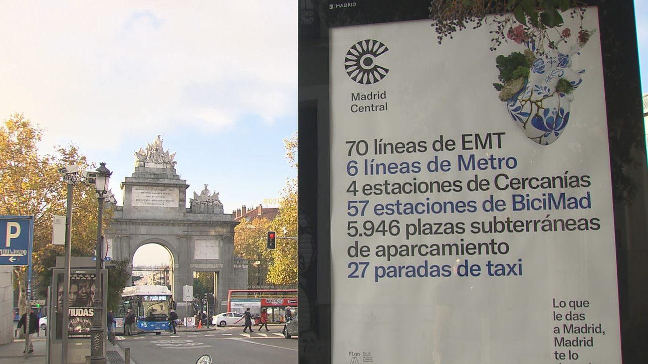 Menos tráfico por Madrid Central, según el Ayuntamiento