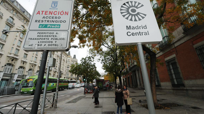 Madrid Central se estrena con menos tráfico en el centro y más en la M-30