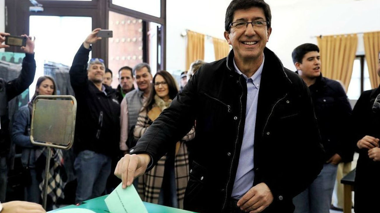 Juan Marín: "PP y PSOE deben asumir que el cambio en Andalucía es naranja"