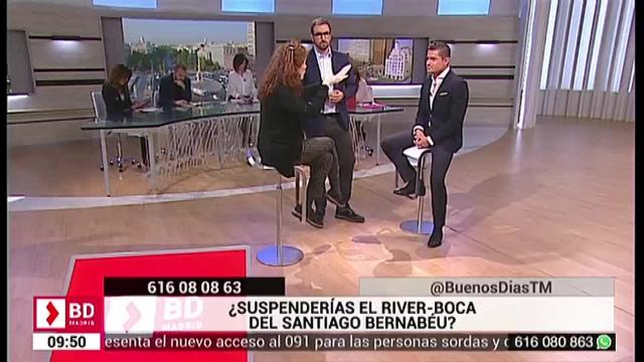 ¿Suspenderías el River  Boca del Santiago Bernabeu?