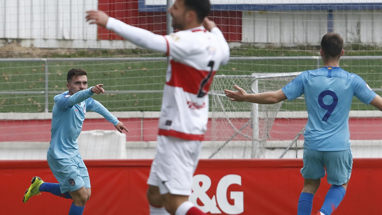 0-2. El Atlético B conquista Matapiñonera