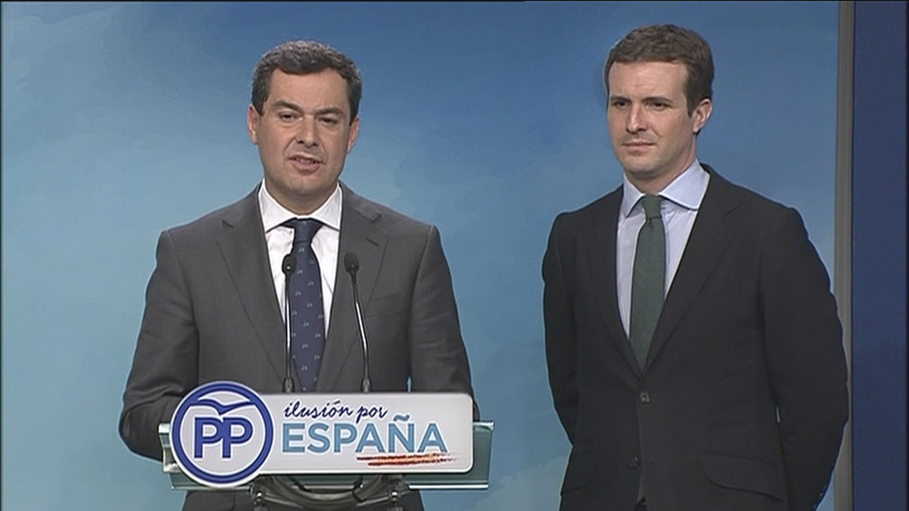 Moreno pide  a Cs y Vox que se avengan al pacto