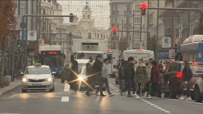Menos vehículos en todas las calles de Madrid Central y fluidez del tráfico