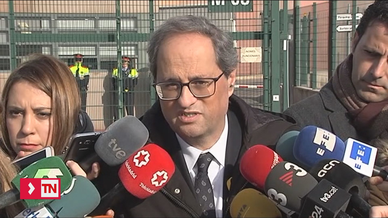 Torra asegura que Sànchez y Turull están "determinados a seguir" la huelga de hambre