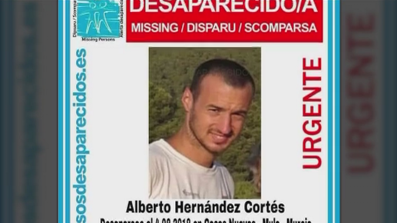 Buscan a Alberto Hernández Cortés, un hombre de 30 años desaparecido en Murcia