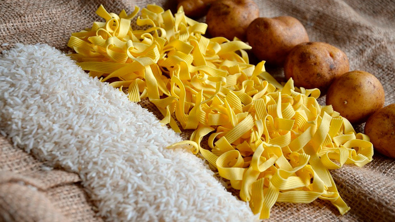 ¿Engordan la pasta y el arroz?
