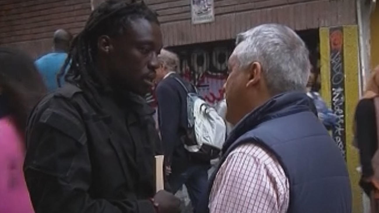 El Pera visita  los barrios de Madrid más castigados por la droga