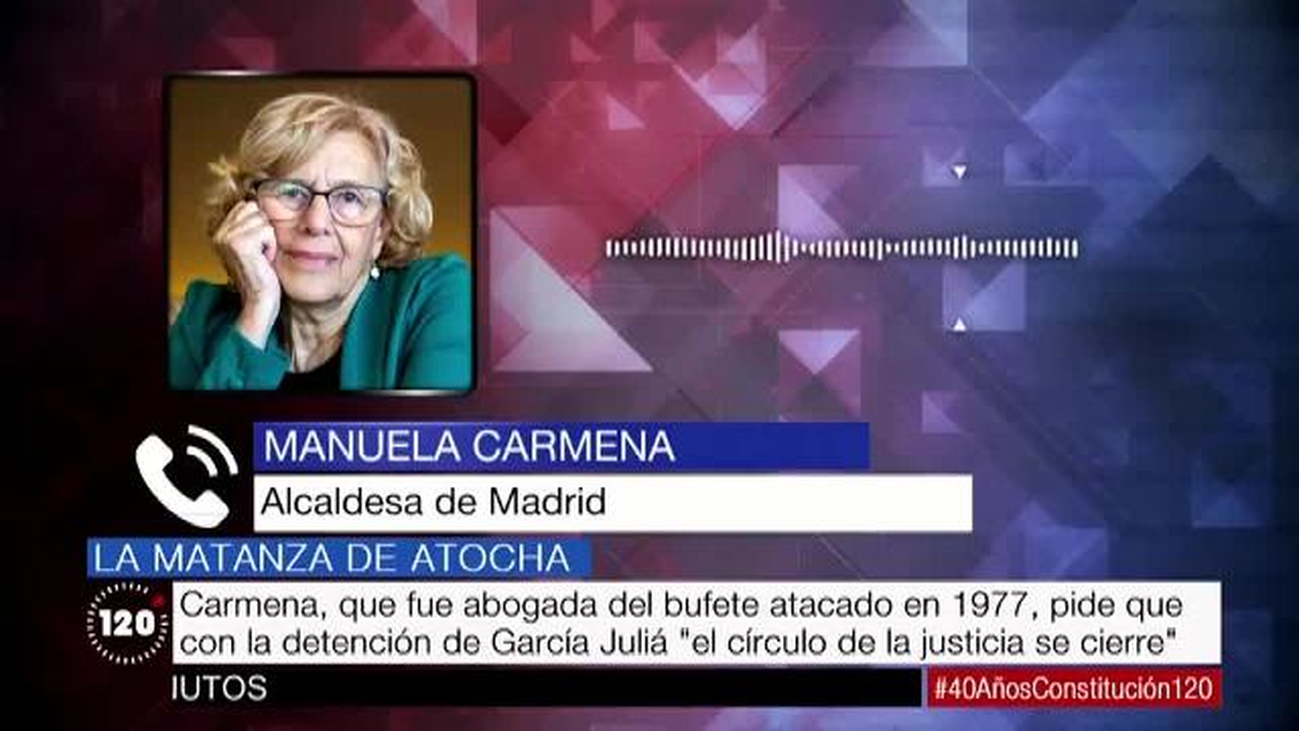 Carmena recuerda el "dolor insuperable" de la matanza de Atocha