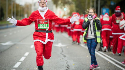 Madrid se tiñe de verde y rojo
