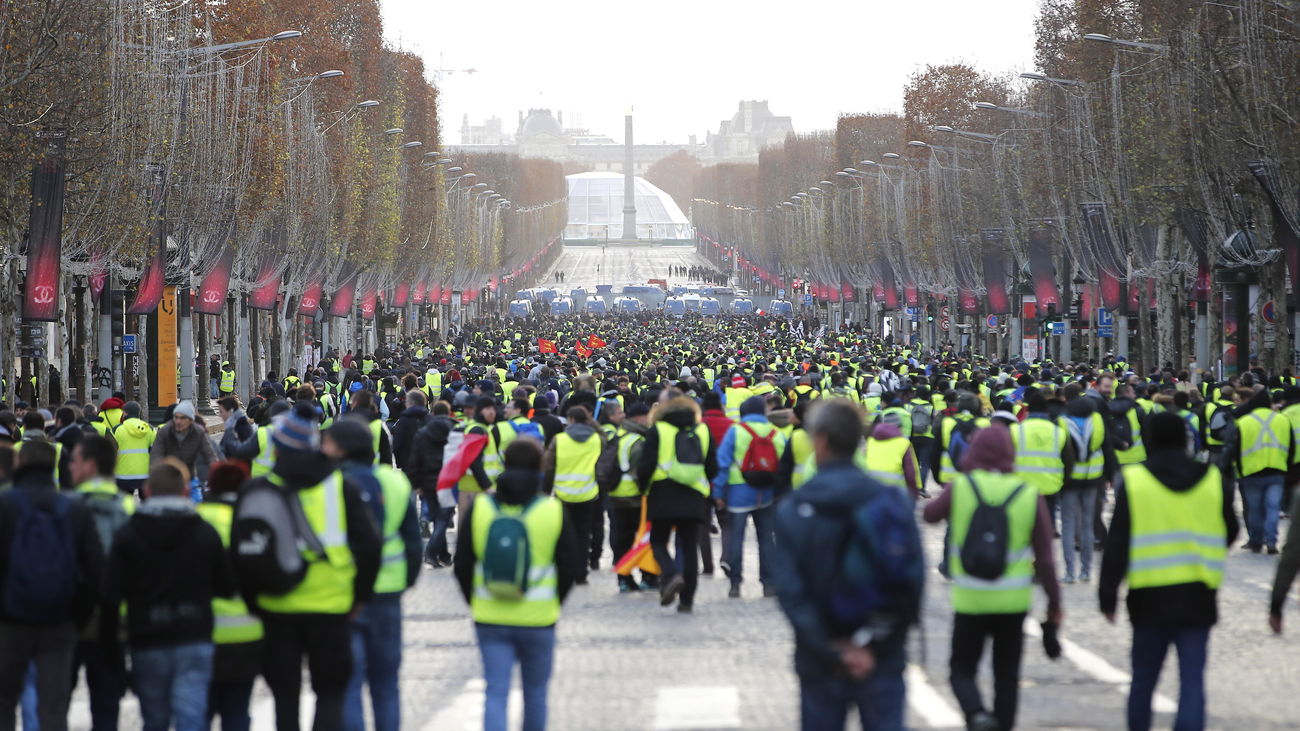 Al menos 278 arrestos en París para impedir actos violentos en las protestas