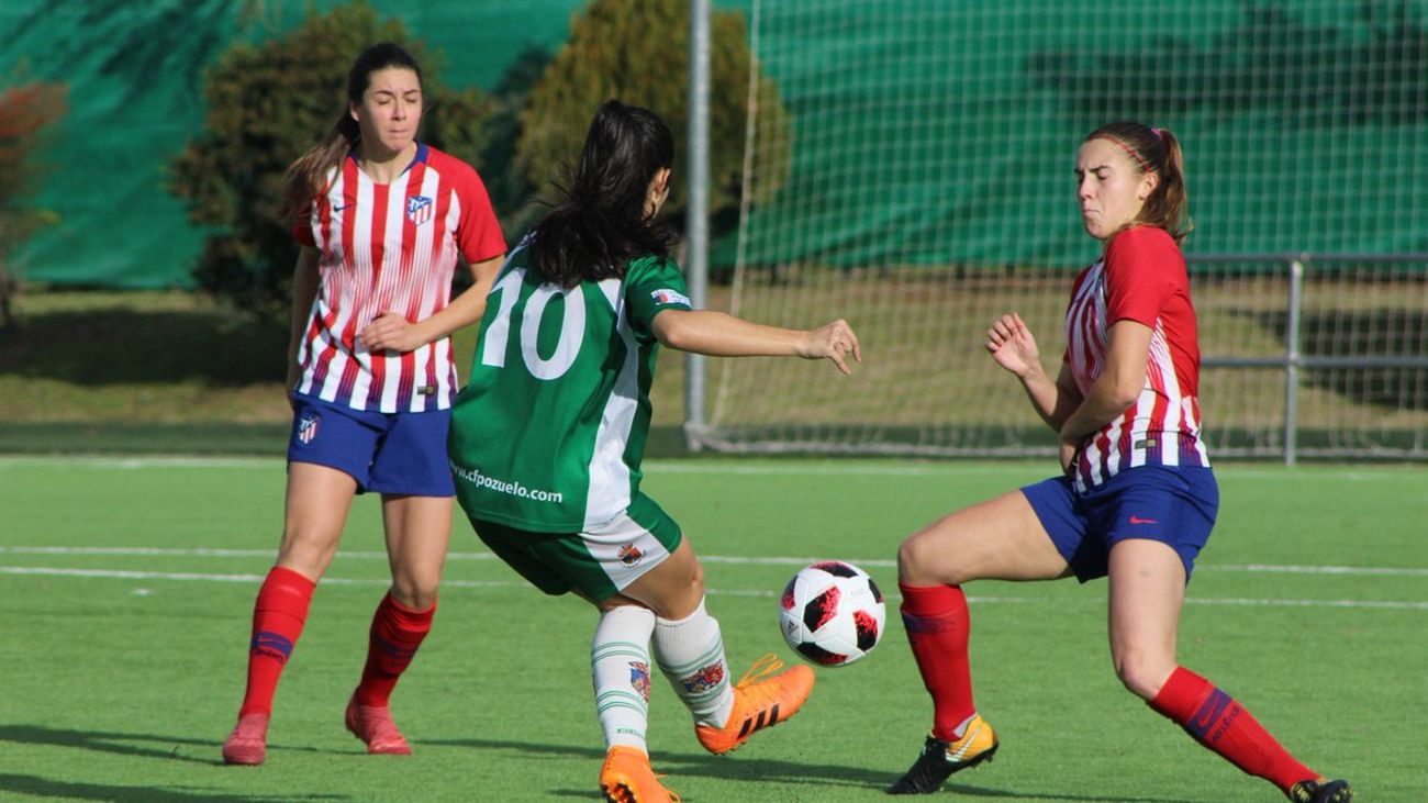 1-0. El Pozuelo vence por la mínima al Atlético B