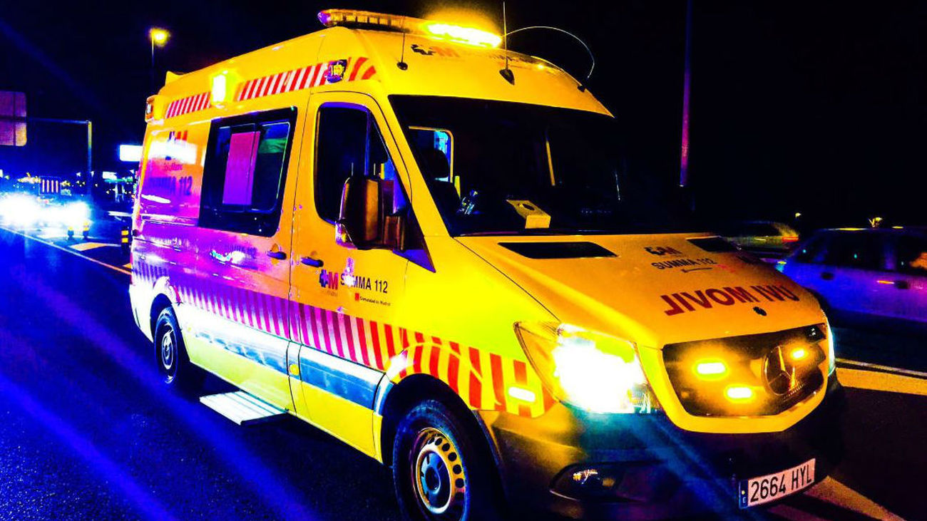 Un motorista herido grave tras chocar  contra un coche en la M-219