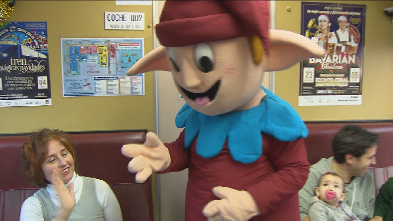 Navidades mágicas viajando en el tren de la Navidad de Torrejón