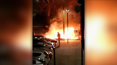 Nueva oleada de quema de  contenedores en Humanes