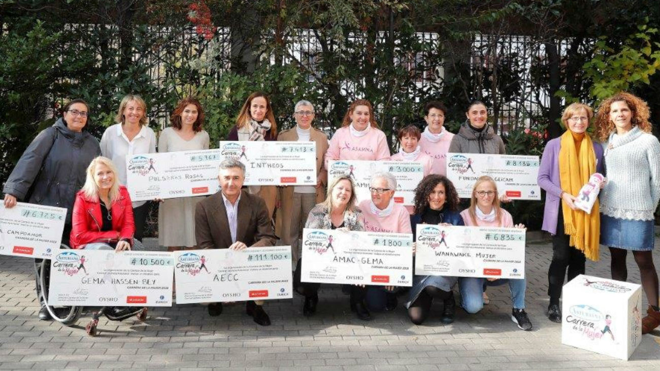 La Carrera de la Mujer reparte 160.000 euros a proyectos solidarios