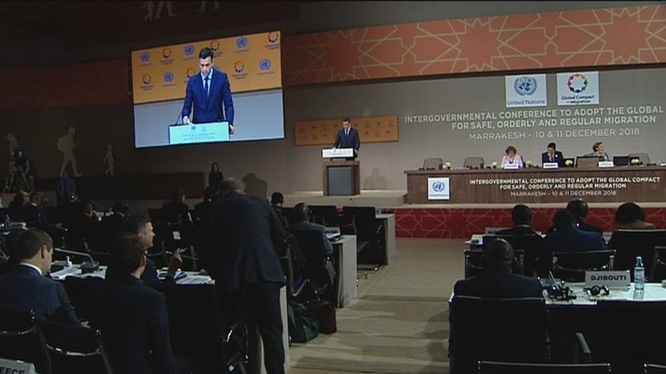 Sánchez llama a combatir los discursos "xenófobos y excluyentes" contra la inmigración