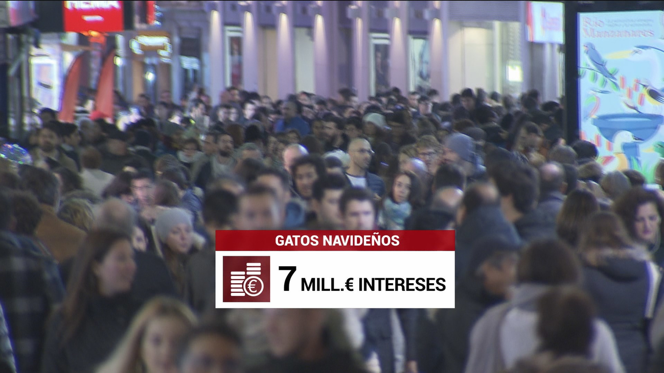 611 € en gastos de media obliga a los madrileños a financiar las Navidades
