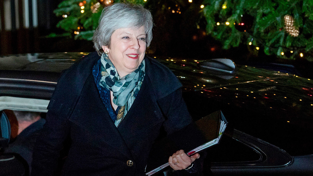 La primera ministra británica, la conservadora Theresa May