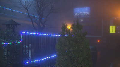 La lluvia y viento disipan la boina de contaminación en Madrid
