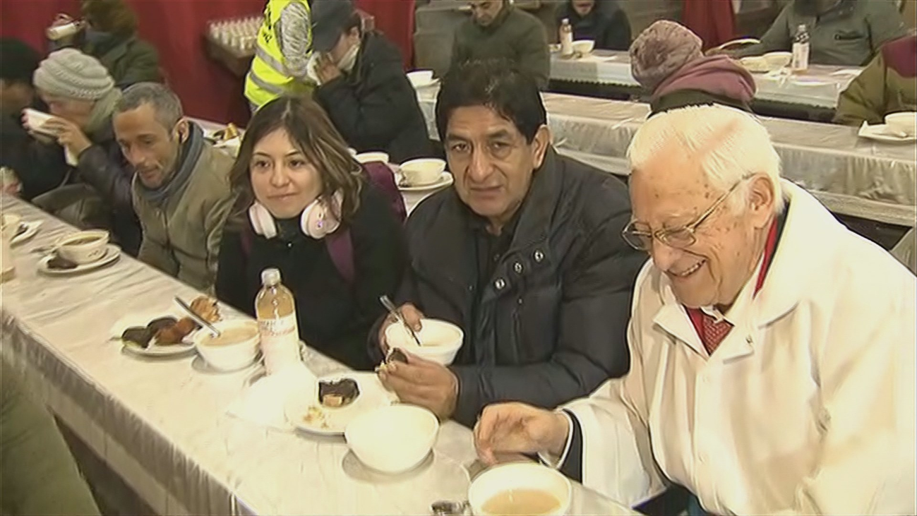 Palmeritas solidarias de Morata de Tajuña para los 'sintecho'  del padre Ángel