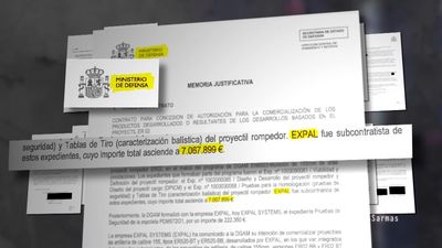 El Ministerio de Defensa cobra "royalties" por dos versiones del proyectil 155mm de la empresa EXPAL, que vende a Arabia Saudí