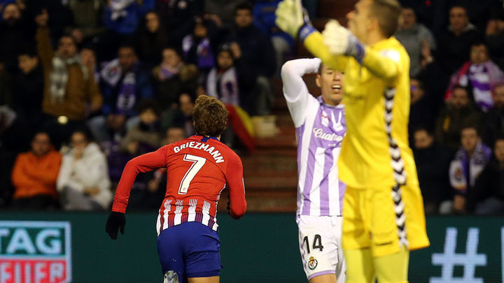 2-3. Griezman rescata al Atlético en Valladolid