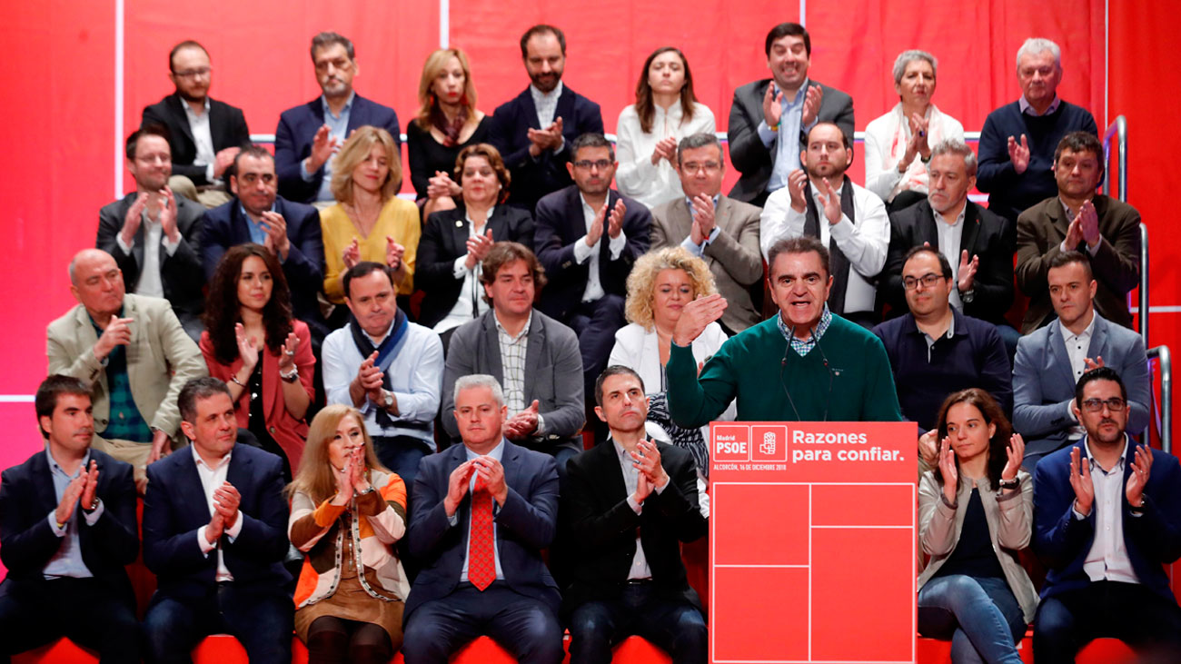 El PSOE-M presenta sus candidaturas a los ayuntamientos madrileños, excepto Madrid