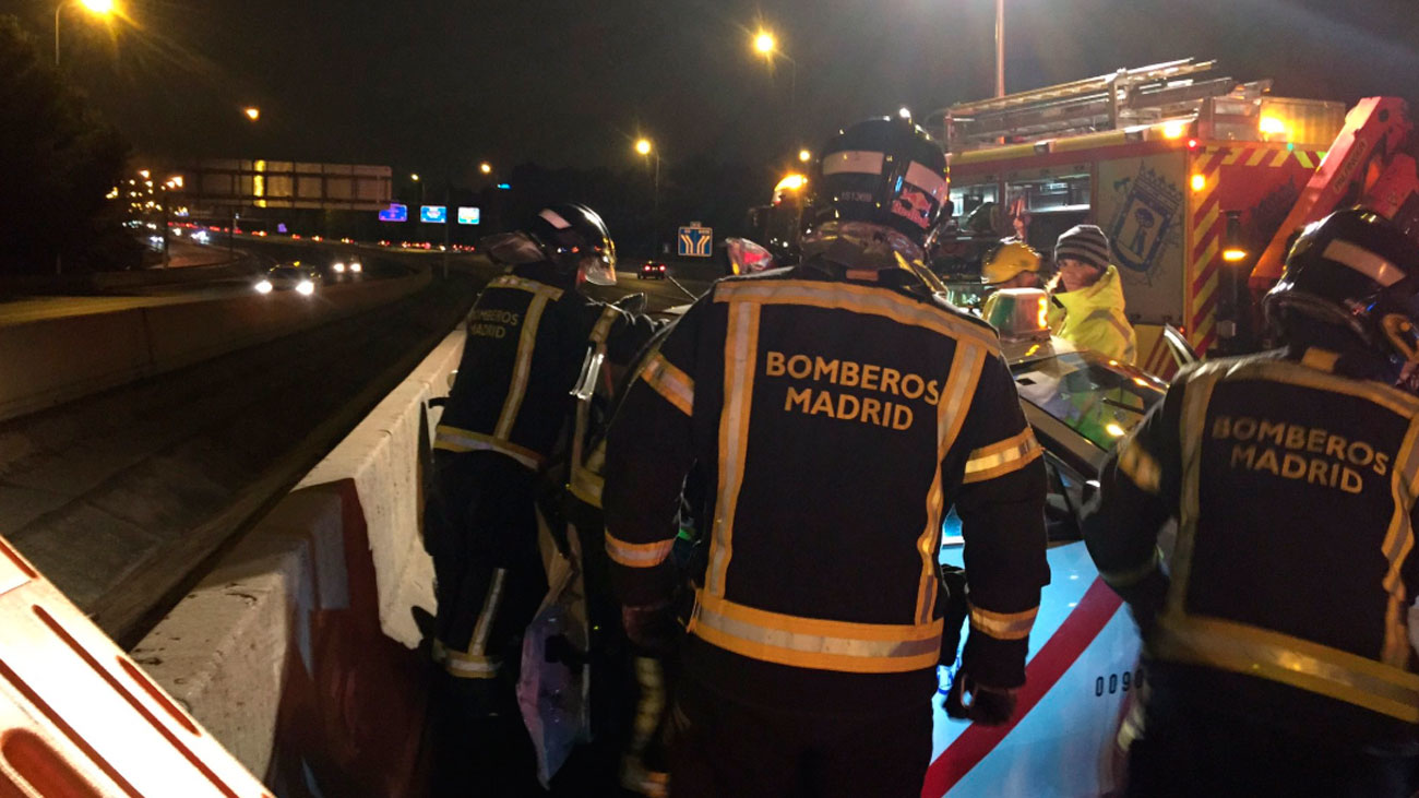 Tres muertos y 10 heridos en dos accidentes de tráfico en Madrid