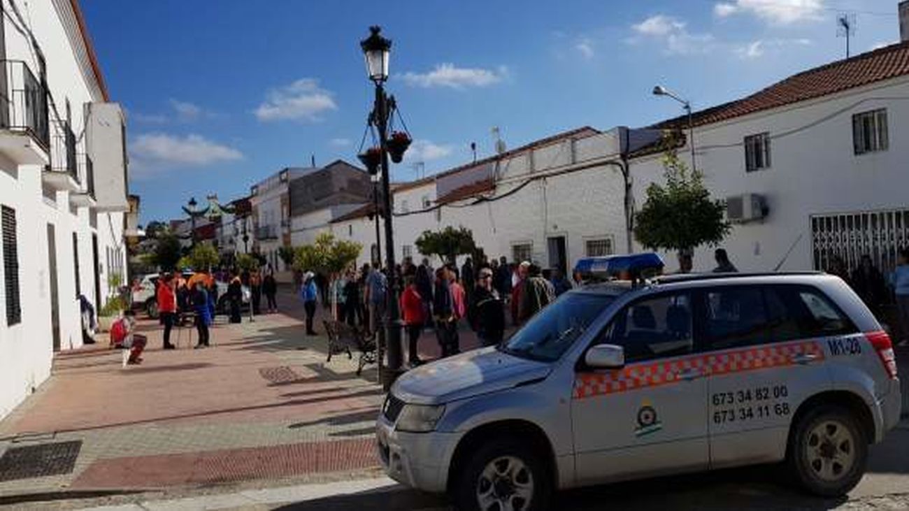 Búsqueda de la joven desaparecida en El Campillo, Huelva. (EUROPA PRESS)