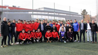 Díez visita la Escuela de Entrenadores madrileña