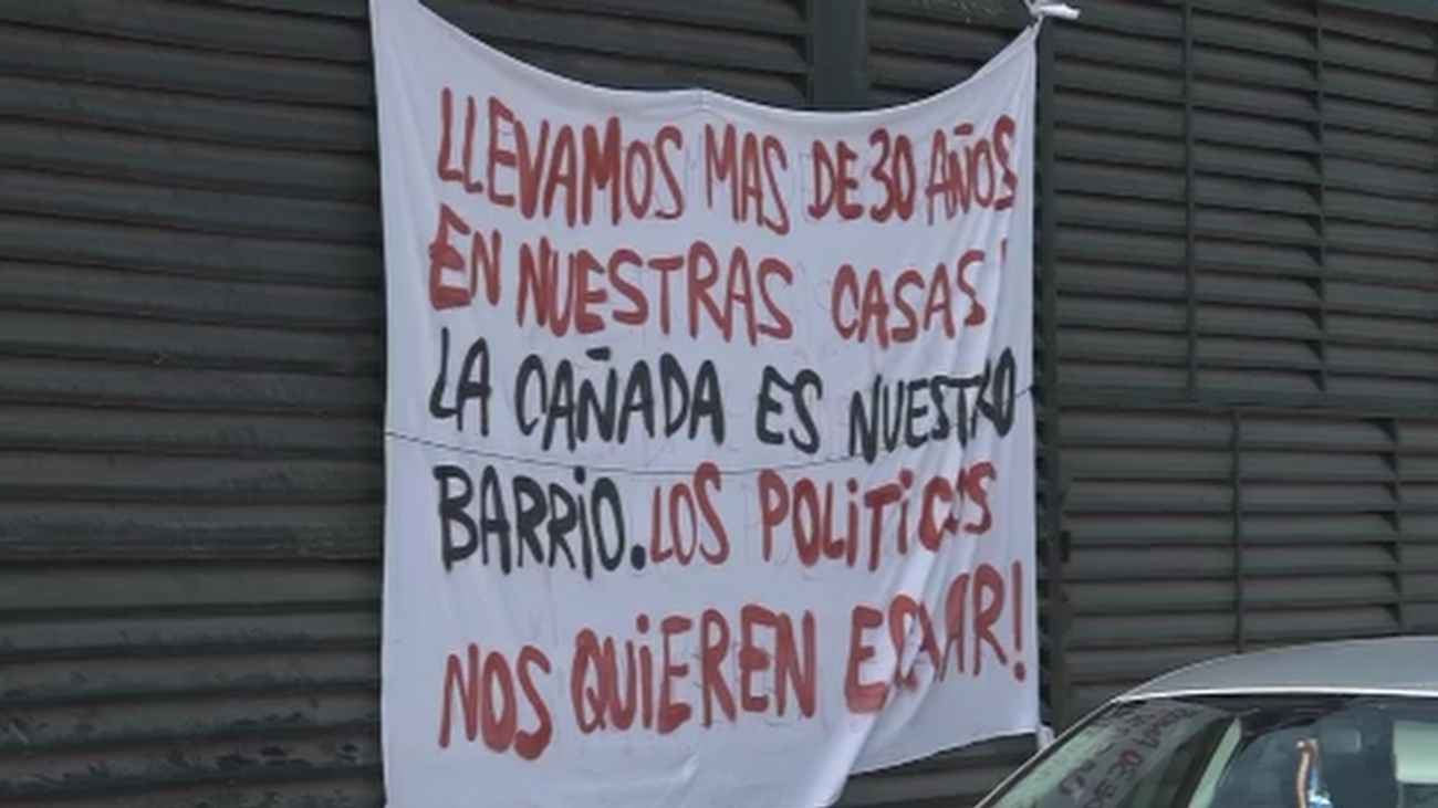Viviendas construidas sobre terreno ilegal en la Cañada Real