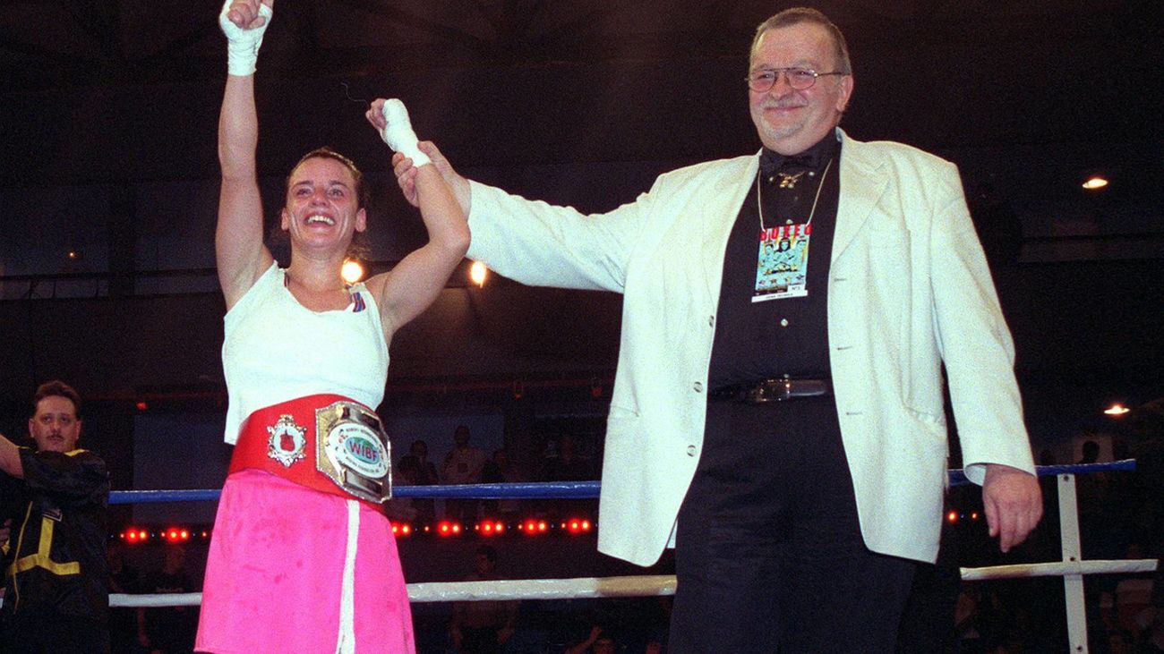 María Jesús Rosa, cuando fue campeona del mundo en 2002 (EFE)