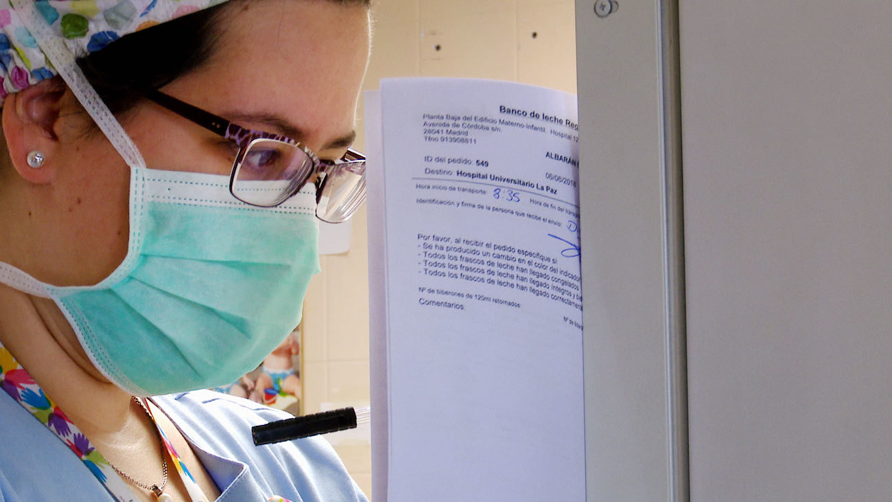 Enfermera del Hospital La Paz