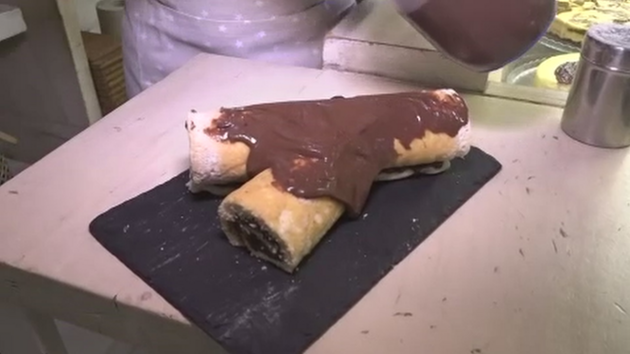 Tronco de chocolate, un postre muy navideño