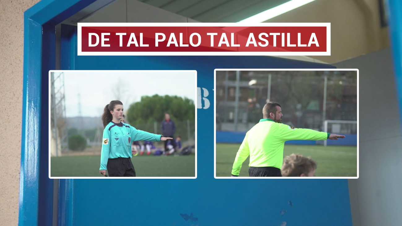 Armando y Pilar, padre, hija y... árbitros