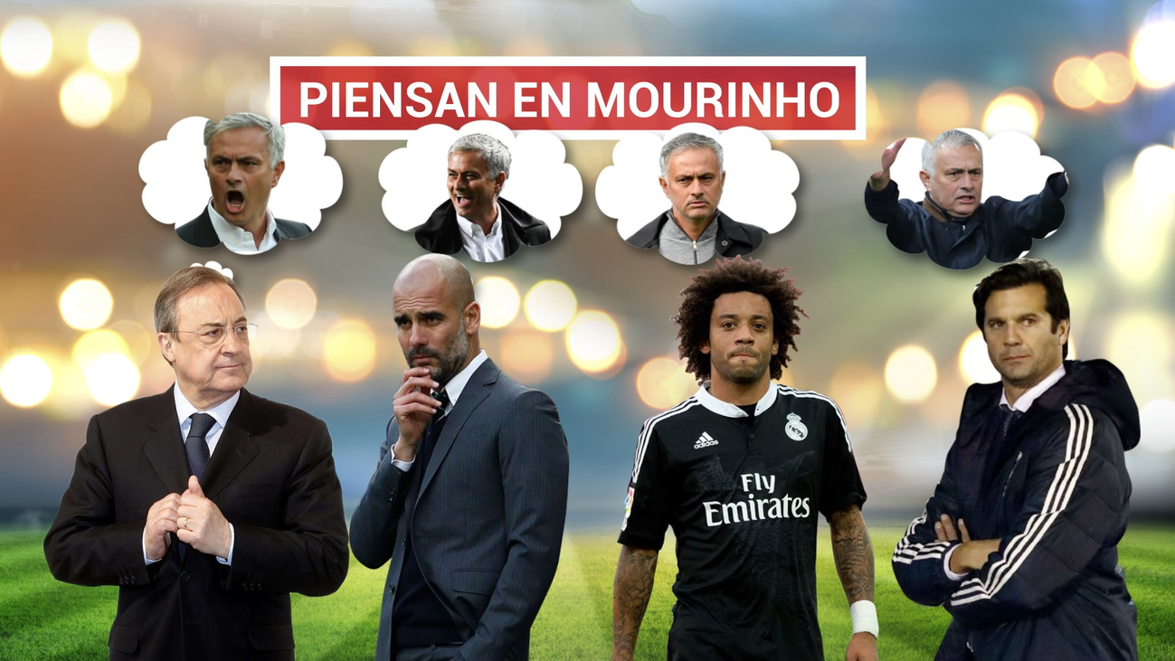 Solari y Marcelo responden a los rumores sobre la vuelta de'Mou'